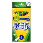 Crayola Washable Fine Line Markers - (8 Pack) Bold Colors