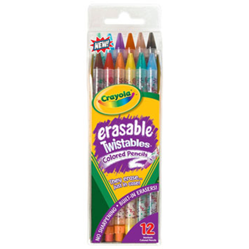 Crayola Twistables Colored Pencils (12 Pack) Erasable Quality Art