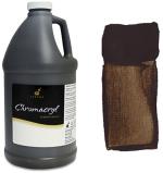 Chromacryl Acrylic Paint  2 Liter (67.7oz)- Raw Umber