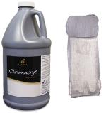 Chromacryl Acrylic Paint  2 Liter (67.7oz)-  Silver