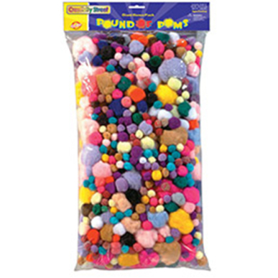 Creativity Street Pound of Pom Poms Jumbo Pack - (1lb) Assorted Colors & Sizes