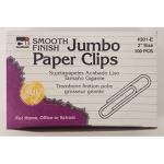 Charles Leonard Jumbo Paper Clips 2" (100 count)