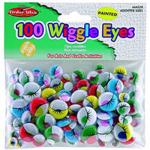 Creative Arts Wiggle Eyes Assorted Sizes (100 count, painted)