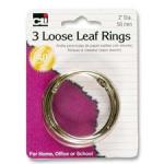 Charles Leonard Book Rings 2" (3 count)