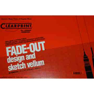 Clearprint 11 Inch X 17 Inch Fade Out Vellum Pad 50 sheets Isometric
