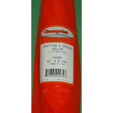 Clearprint 42 Inch X 5 Yards Drafting Vellum Roll