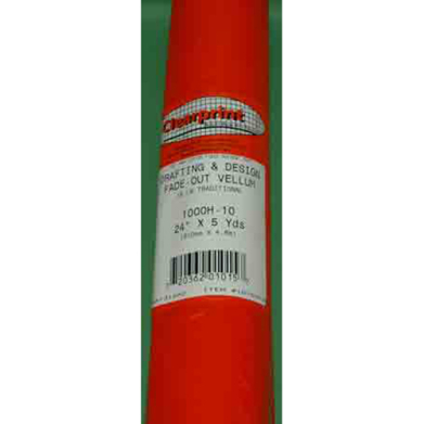 Clearprint 24 Inch X 5 Yards Fade Out Vellum Roll (10x10 Grid)