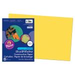 Pacon Sunworks Heavyweight Construction Paper 12" x 18" - (50 Sheets) Yellow