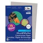 Pacon Sunworks Heavyweight Construction Paper 9" x 12" - (50 Sheets) Gray