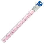 Westcott 10ths/Metric Beveled Ruler 1in x 12in