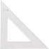 Westcott Scholastic 45/45 Triangle - 4"