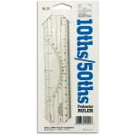 Westcott Protractor Ruler 6" - 10ths/50ths
