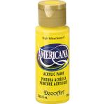 DecoArt Americana Acrylic Paint - (2oz/59ml) Bright Yellow