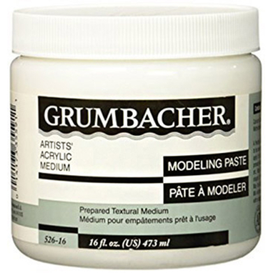 Grumbacher Acrylic Hyplar Modeling Paste - (16oz/473ml)