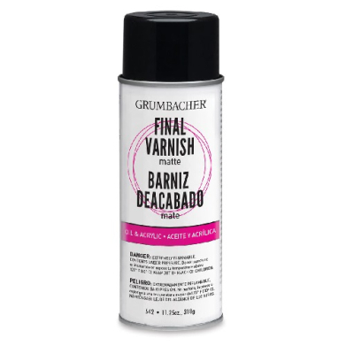 Grumbacher Final Varnish Spray - (11.25oz) Matte