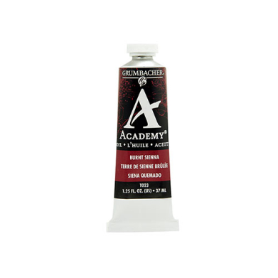 Grumbacher Academy Oil Paint - (1.25oz/37ml) Burnt Sienna