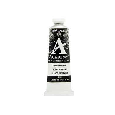 Grumbacher Academy Oil Paint - (1.25oz/37ml) Titanium White