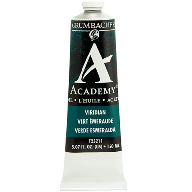 Grumbacher Academy Oil Paint - (5oz/150ml) Viridian Hue