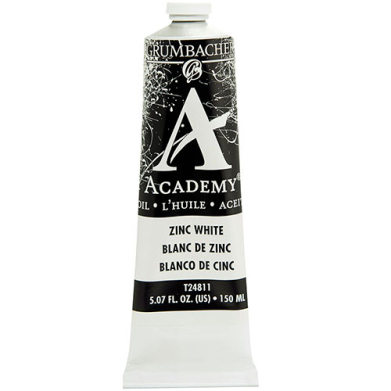Grumbacher Academy Oil Paint - (5oz/150ml) Zinc White