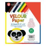 Hygloss Green Velour Paper 20"x26"