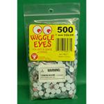 Hygloss Craft Wiggle Eyes Assorted Colors 7mm (500 count)