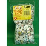 Hygloss Craft Wiggle Eyes Assorted Colors 10mm (500 count)