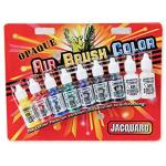 Jacquard Air Brush Color Paints Exciter Pack - (9 Pack) Opaque Colors