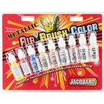 Jacquard Air Brush Color Paints Exciter Pack - (9 Pack) Metallic Colors
