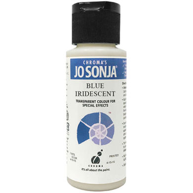 Chroma's Jo Sonja Iridescent Acrylic Paint - (2oz/60ml) Blue 3152