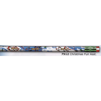 Christmas Fun Asst Pencil