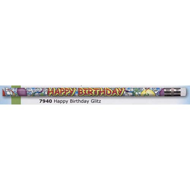 Happy Birthday Glitz No. 2 Pencil