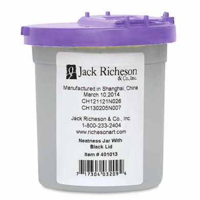 Richeson Neatness Jar W/Violet Lid