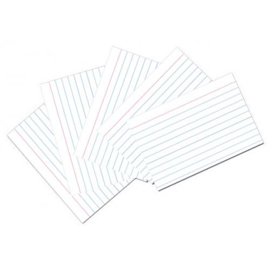 Pacon Ecology Ruled Index Cards 3" x 5" - (100 Pack)