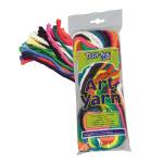 Trail-Tex Art Yarn  (5ft Each) 10 Assorted Bright Colors