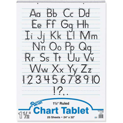 Pacon Easel Pad 24" x 32" - (25 Sheets) 1 1/2" Ruled