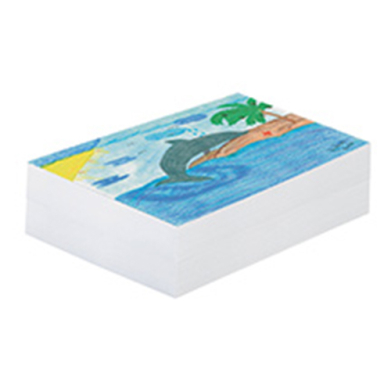 Pacon White Newsprint Unruled Paper Ream 9x12