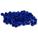 Royal Blue pom pom 3mm bag of 100