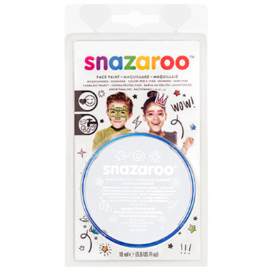 Snazaroo Face Paint Cake (0.6oz/18ml) - White