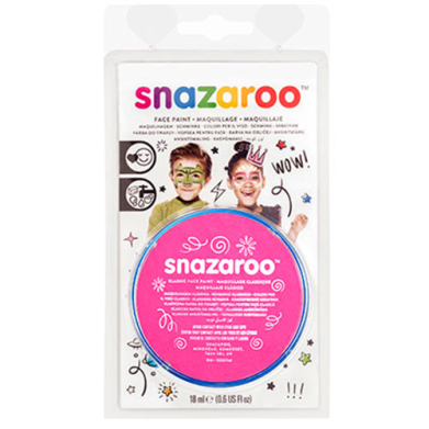 Snazaroo Face Paint Cake (0.6oz/18ml) - Bright Pink