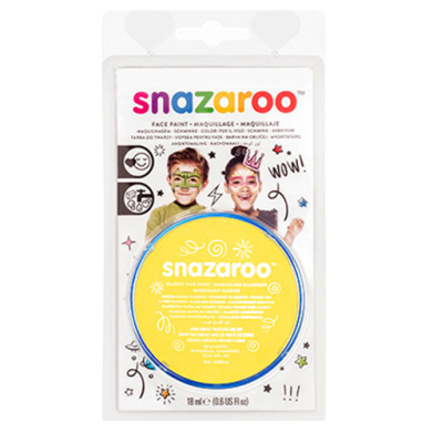 Snazaroo Face Paint Cake (0.6oz/18ml) - Bright Yellow