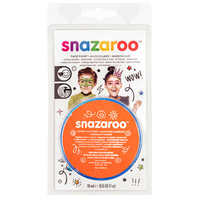 Snazaroo Face Paint Cake (0.6oz/18ml) - Orange
