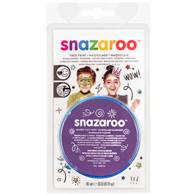 Snazaroo Face Paint Cake (0.6oz/18ml) - Purple