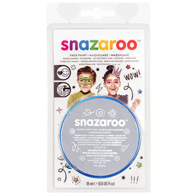 Snazaroo Face Paint Cake (0.6oz/18ml) - Light Grey