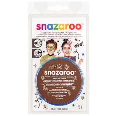 Snazaroo Face Paint Cake (0.6oz/18ml) - Light Brown