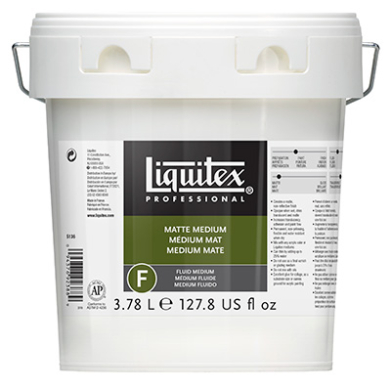 Liquitex Professional Fluid Medium - (127.8oz/1 gallon) Matte Medium