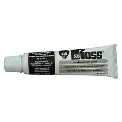 Bob Ross Oil Paint - (1.25oz/37ml) Midnight Black