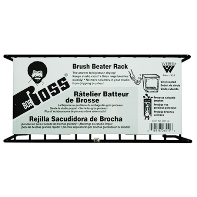 Bob Ross Brush Beater Rack