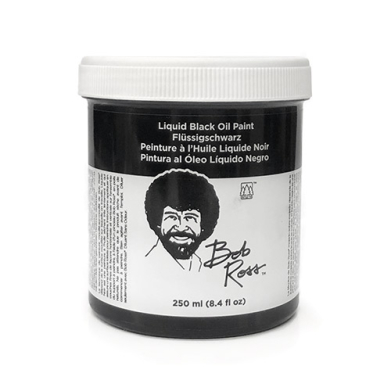 Bob Ross Liquid Oil Paint - (8oz237ml/) Black