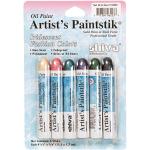 Richeson Shiva OIlstik Paintstiks Set Professional 6ct-  Iridescent Fashion Colors