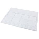 Jack Richeson Plastic Paint Palette Tray 10" x 13" - 20 Well  400205